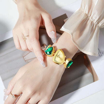 Light Luxury Crystal Diamond Bracelet Watch