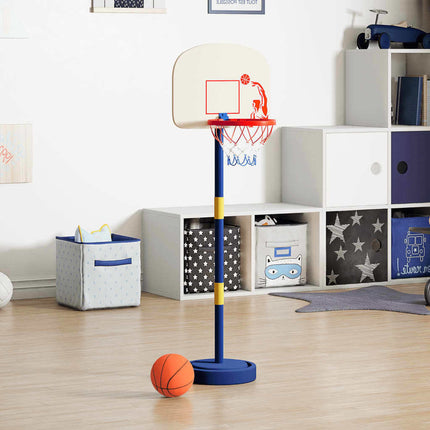 Basketball Hoop with Stand, Ball & Pump, Adjustable 90/121 cm