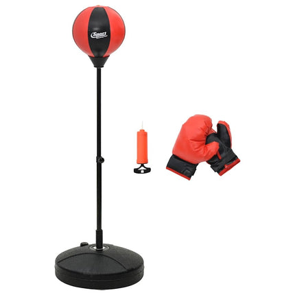 Boxball mit Ständer, Handschuhen und Pumpe 81-122 cm