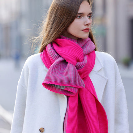 Double-sided Wrinkled Imitation Cashmere Scarf Popular