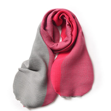 Double-sided Wrinkled Imitation Cashmere Scarf Popular