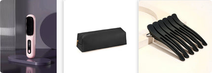 2 In 1 Straight Hair Comb Wireless Hair Straightener Brush