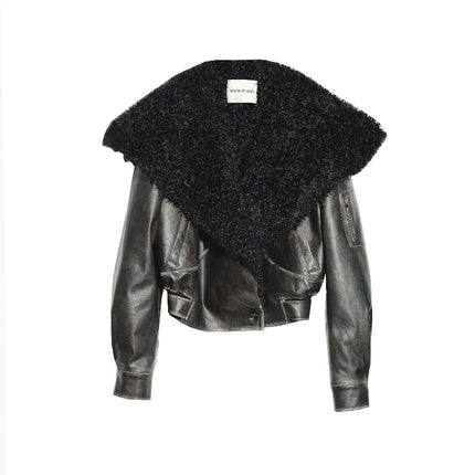 Cool Handsome Relaxed Senses Leather Jacket
