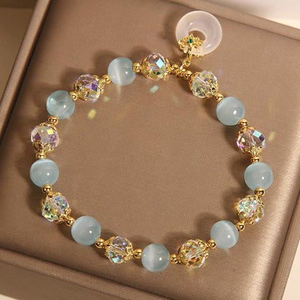 Blue Opal Pendant Bracelet