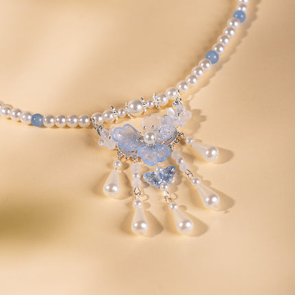 Pearl Tassel Necklace Style