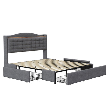 Linen Bed Frame