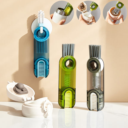 3 In 1 Tiny Bottle Cup Cover Brush Straw Cleaner
