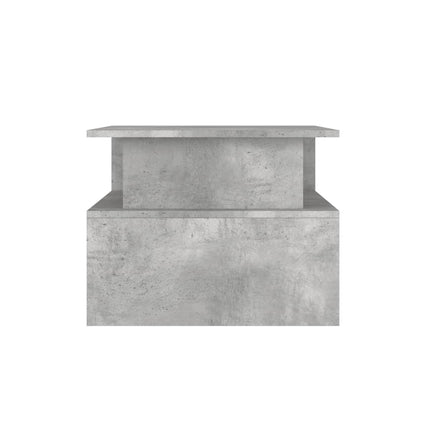 Coffee Table Concrete Grey 90x55x42.5 cm Wood-based material