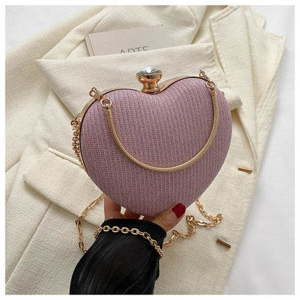 Evening Heart Clutch Women Bag