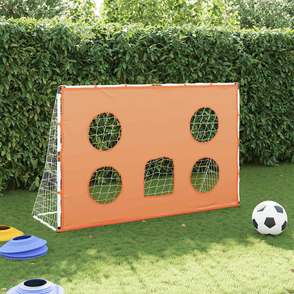 Fußballtor für Kinder mit Zielscheibe und Ball, 182 x 62 x 118 cm