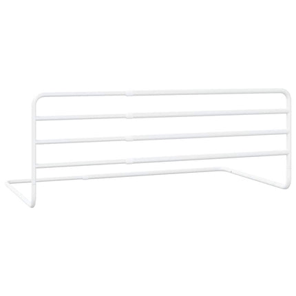 Kleinkind-Bettschutzgitter Weiß (76-137) x 55 cm Eisen