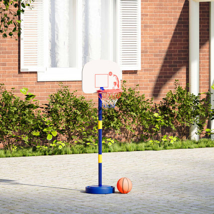 Basketball Hoop with Stand, Ball & Pump, Adjustable 90/121 cm