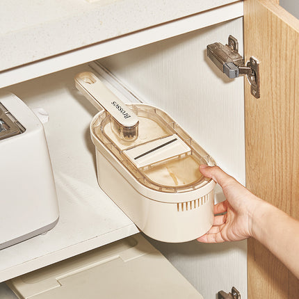 New Multifunction Vegetable Cutter With Basket And Brush