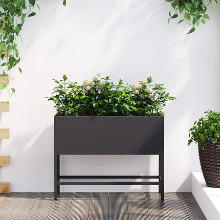 Raised Bed Garden Planter Anthracite 100 x   Raised Bed