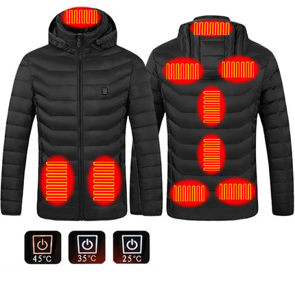 USB Electric Heating Vest Men's Clothes Winter