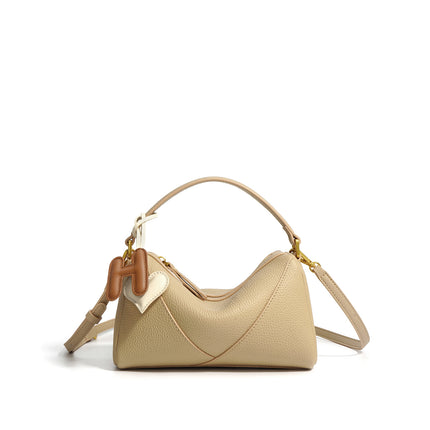 Simple luxury Textured  Shoulder Bag