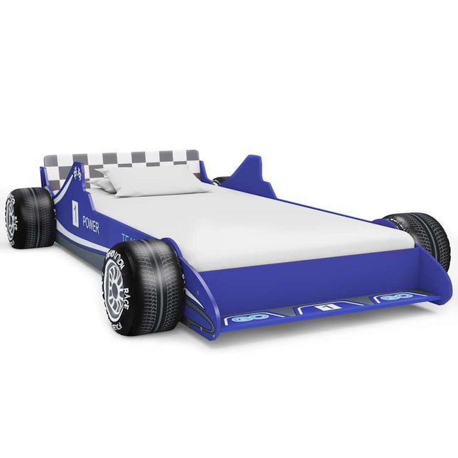 children's bed in racing car design
