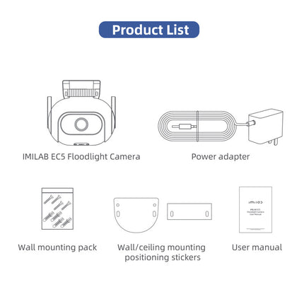 IMILAB - EC5 Wifi Smart Security System Kit Outdoor