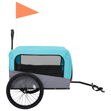 2-in-1 Fahrradanhänger für Hunde und Kinderwagen