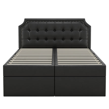 Pu Metal-framed Double Bed