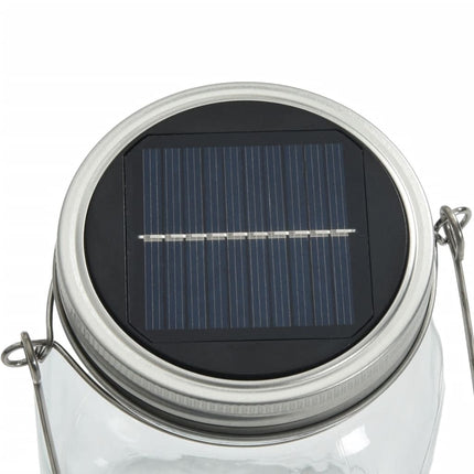 Solar Lights Mason Jar Design 12 pcs. Warm White