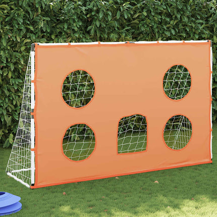 Fußballtor für Kinder mit Zielscheibe und Ball, 182 x 62 x 118 cm