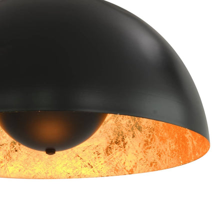 Ceiling Lights, 2 pcs., Gold, Hemispherical, 40cm