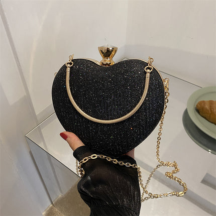 Evening Heart Clutch Women Bag