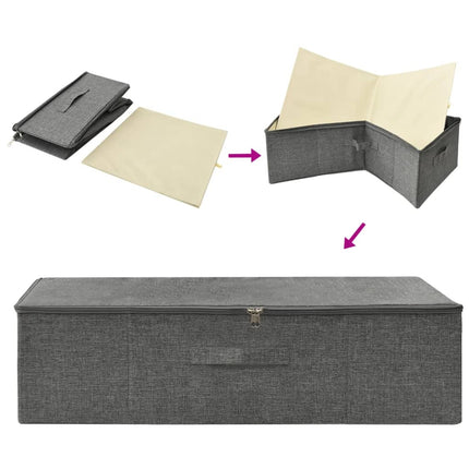 storage box 70x anthracite   storage boxes 2 pcs.