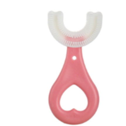 Children's U-shaped Food Grade Soft Rubber Toothbrush