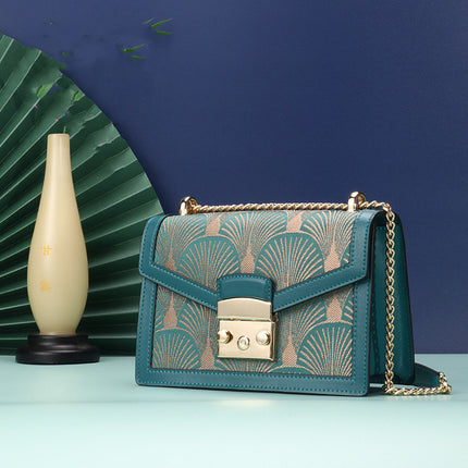Women’s Cultural Embroidery Leather Handbag