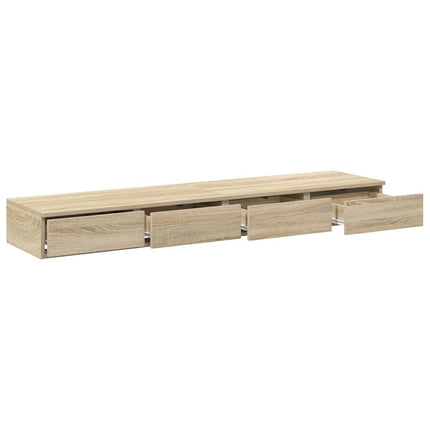 Bed Drawers Sonoma Oak 140 x 36.5 x 16.5