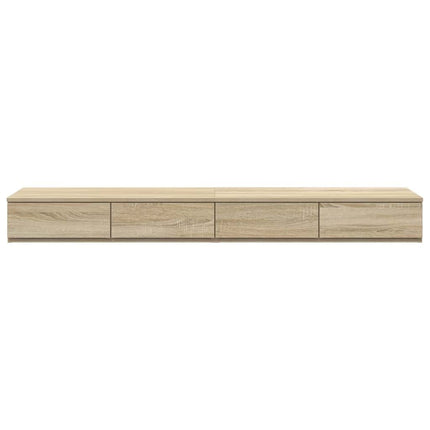 Bed Drawers Sonoma Oak 140 x 36.5 x 16.5