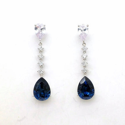 Strip Water Drop Earrings