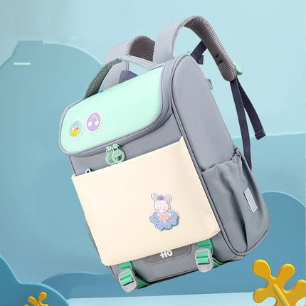 Primary School Students Shoulder Pad Childregn's Backpack Light Solid Color Primary School Ba