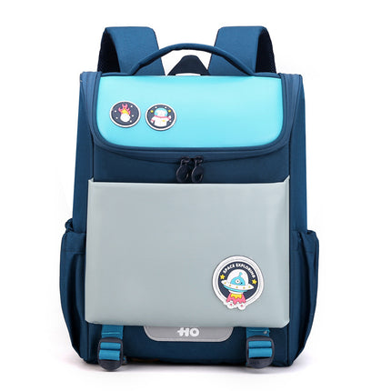 Primary School Students Shoulder Pad Childregn's Backpack Light Solid Color Primary School Ba