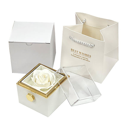 Rose Jewelry Packaging Box Valentine's Day Gift For Women