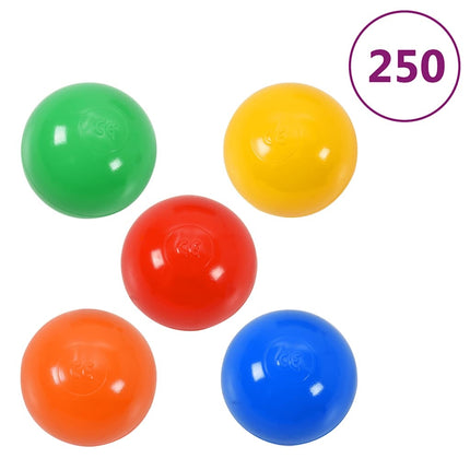 Ball Pit Balls, 250 Pieces, Multicolored