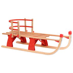 Rot / mit Rückenlehne