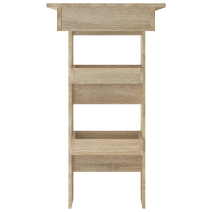 Wandmontierter Bartisch Sonoma Eiche 102x45x103,5 cm Holzwerkstoff