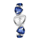 Silver Streak Blue Crystal