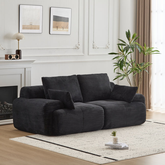 Modern Memory Foam Compressed Sofa,2 Seater